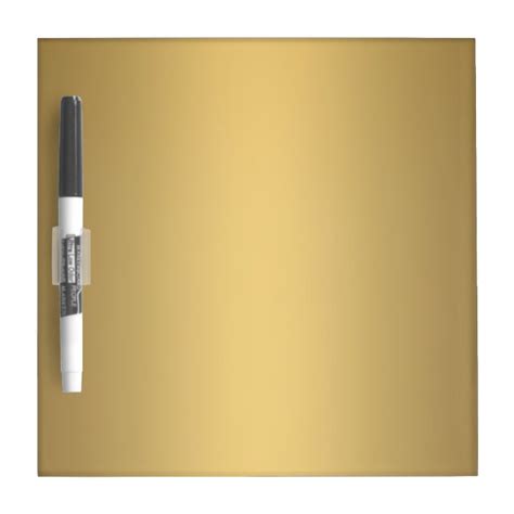 gold dry erase